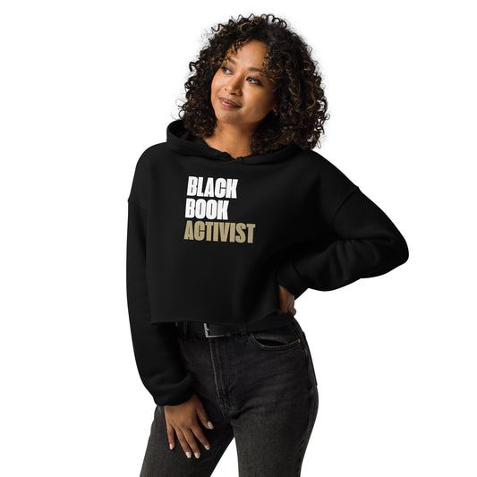 Black Book Activist Crop Hoodie