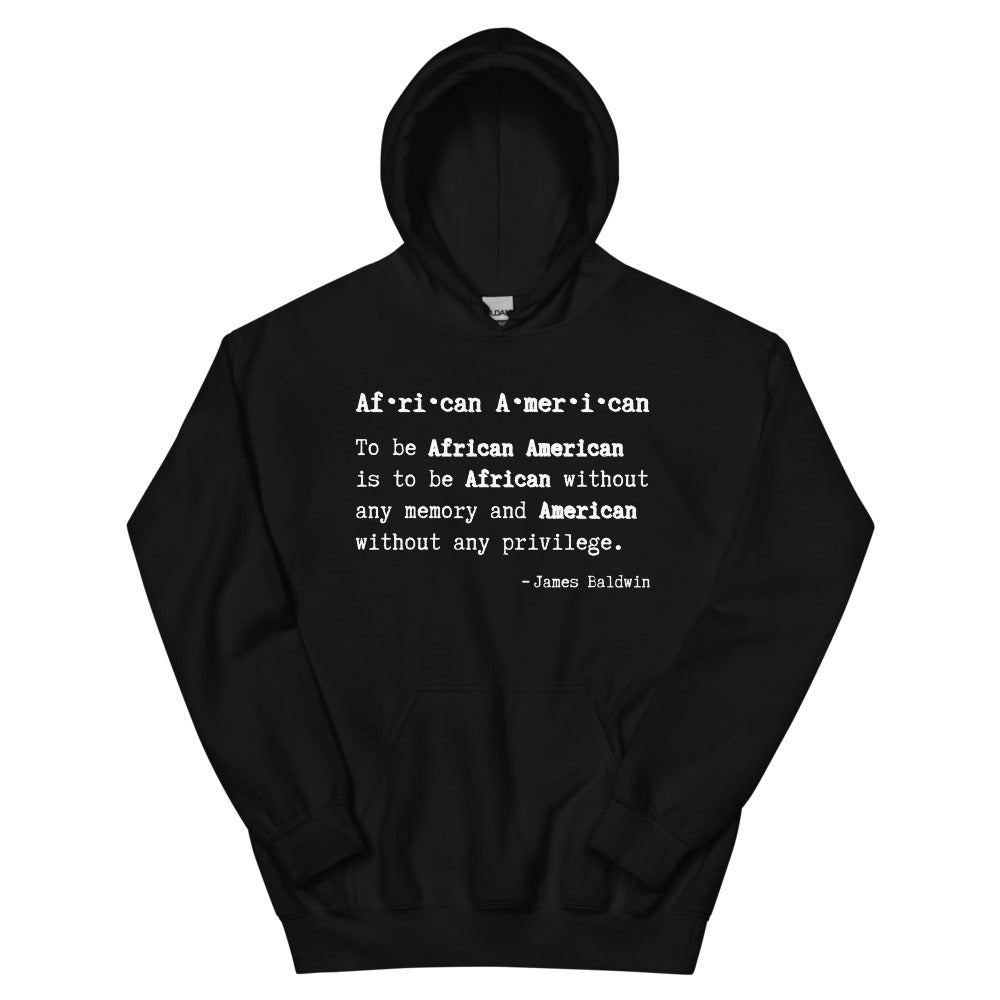 African American by Baldwin Hoodie