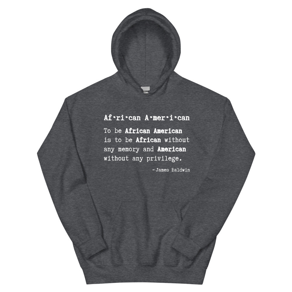 African American by Baldwin Hoodie