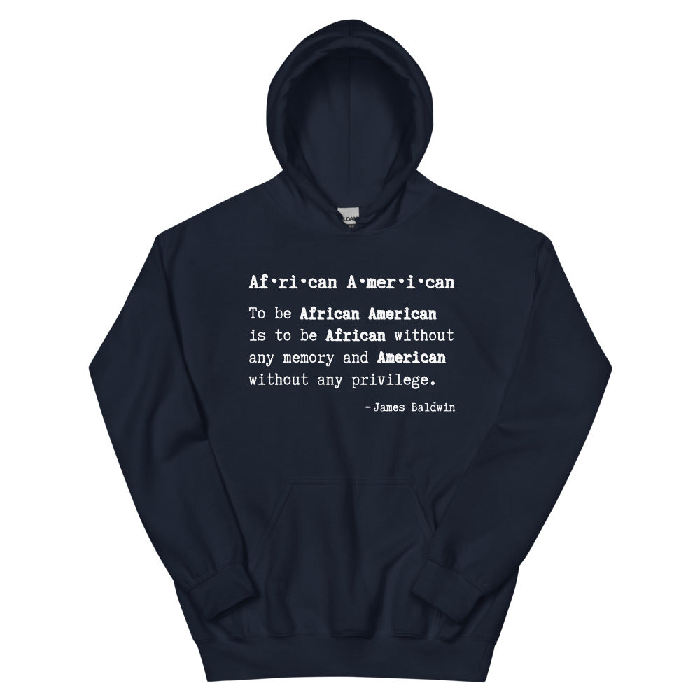 African American by Baldwin Hoodie