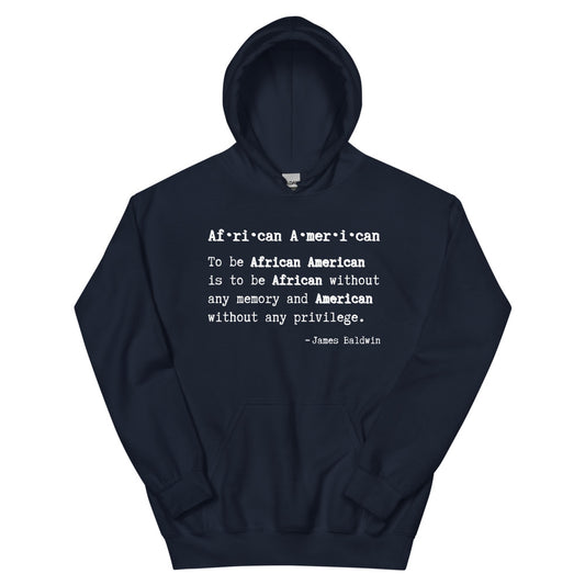 African American by Baldwin Hoodie