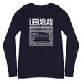 Librarian Nutritional Facts L/S Tee